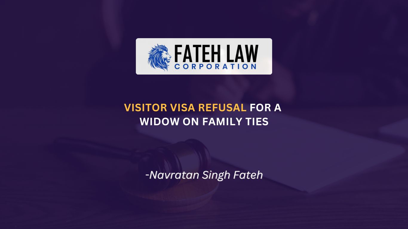 When Family Ties Are Misunderstood: How We Helped a 68-Year-Old Widow Reunite With Her Son in Canada - Fateh Law Corporation - Article preview image