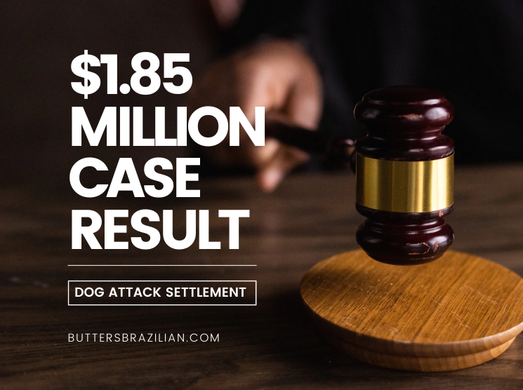 Alec S. Pine Secures $1.85 Million Settlement for Client with Severe Leg Injury from Pit Bull - Butters Brazilian - Article preview image
